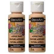 2-pack - DecoArt Crafters Acrylic Paint, 2 oz, Flesh