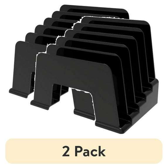 (2 pack) Deflect-o Small Incline Sorter