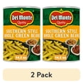 thumbnail image 1 of (2 pack) Del Monte Southern Style Whole Green Beans, Canned Vegetables, 14.5 oz Can, 1 of 8