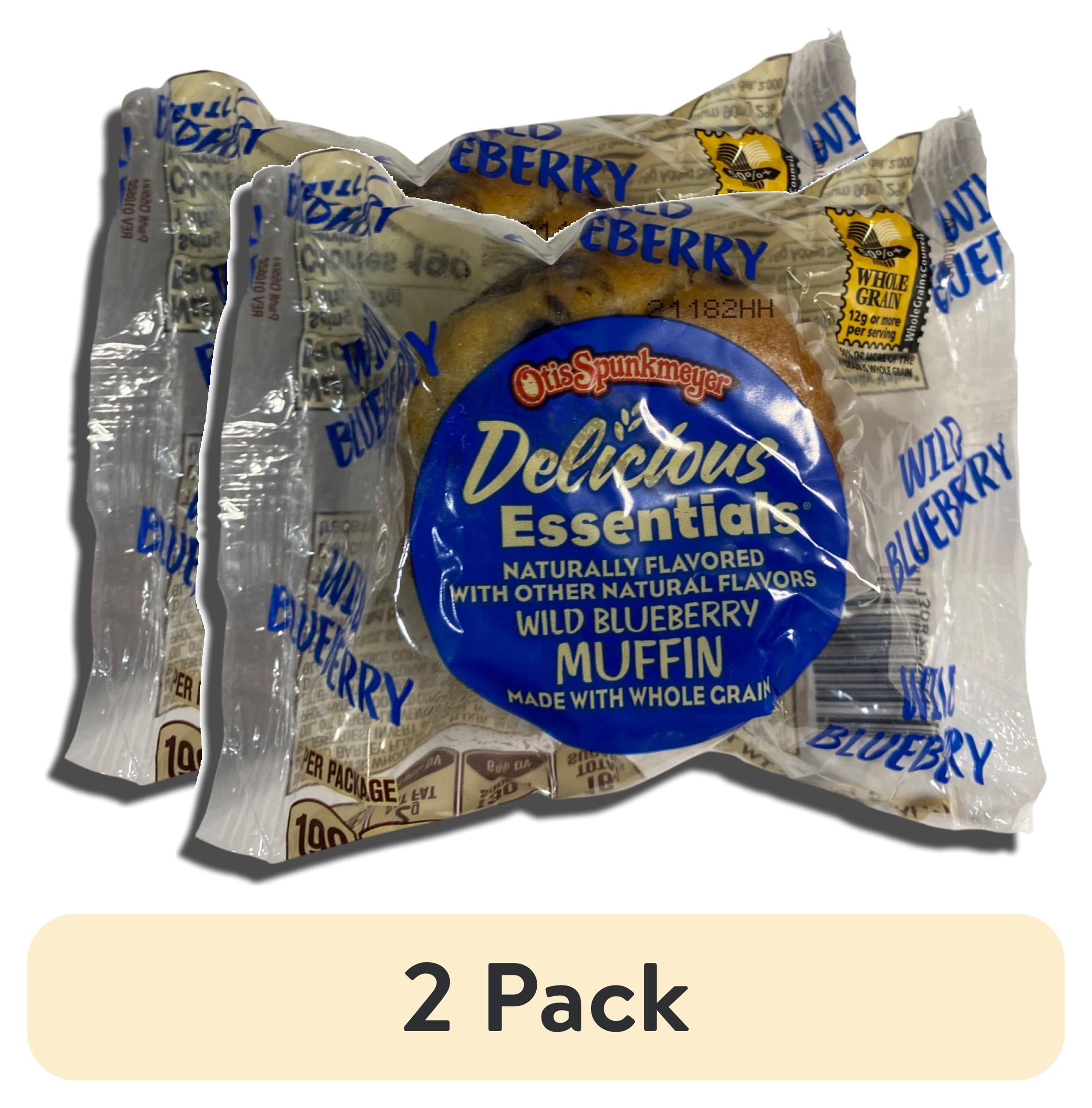 5 pack) Delicious Essentials Wild Blueberry Muffins Individually