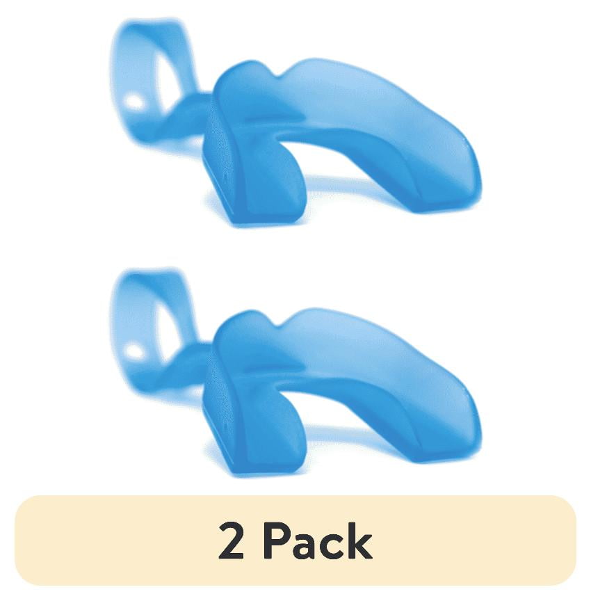 (2 pack) Delta Dental Adult Blue Strapped Mouth Guard – Boil & Bite Fit, Braces-Compatible, Sports Protection for Football, Hockey & More