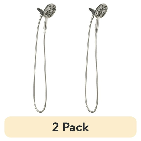 (2 pack) Delta In2ition Dual Shower Head 1.75 GPM 4-Setting 75955SN