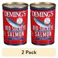 thumbnail image 1 of (2 pack) Deming's Red Sockeye Wild Caught Alaskan Canned Salmon, 14.75 Oz, 1 of 10