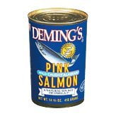 (2 pack) Deming's Wild Caught Alaskan Pink Salmon, 14.75 Oz - No Added Preservatives, Gluten-Free
