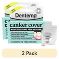 thumbnail interactive-video image 1 of (2 pack) Dentemp Canker Cover - Canker Sore Medicine Pain Reliever, 4 Count, 1 of 10