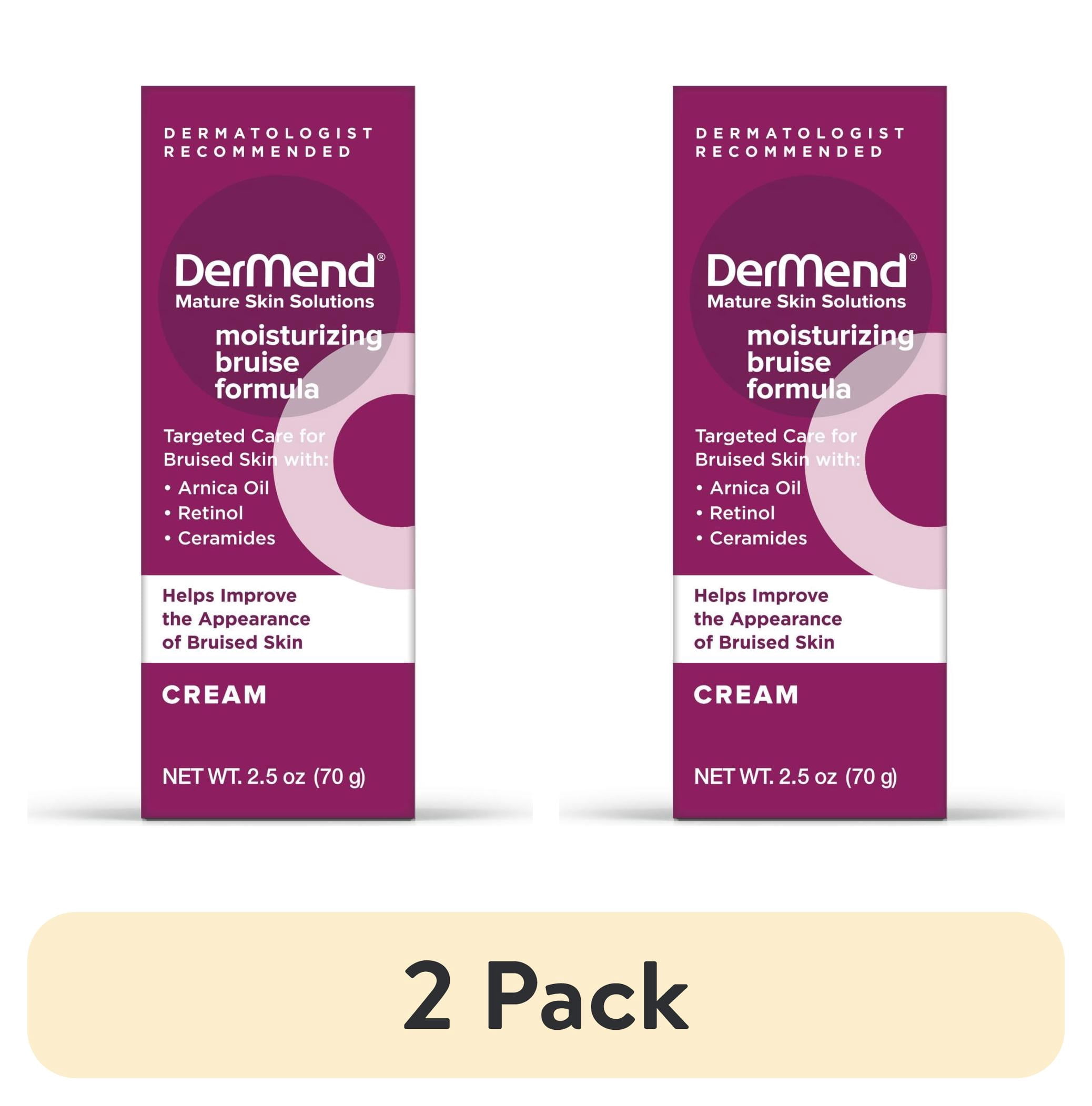 (2 pack) Dermend Arnica Bruise Cream 2.5 oz - Mature Skin Solution with Vitamin K