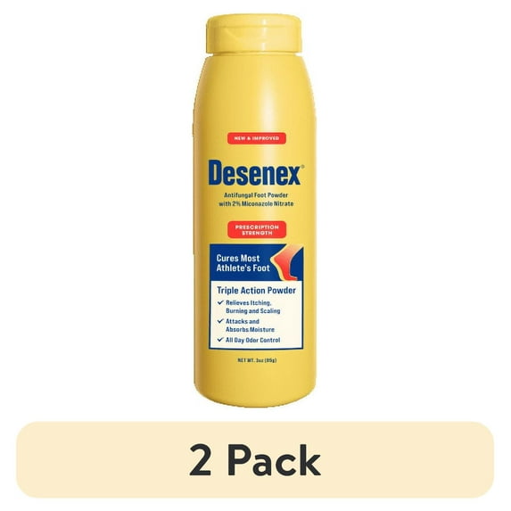 (2 pack) Desenex Antifungal Powder 3 oz