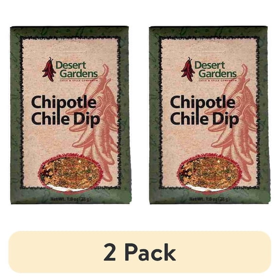 (2 pack) Desert Gardens Chipotle Chile Dip Mix