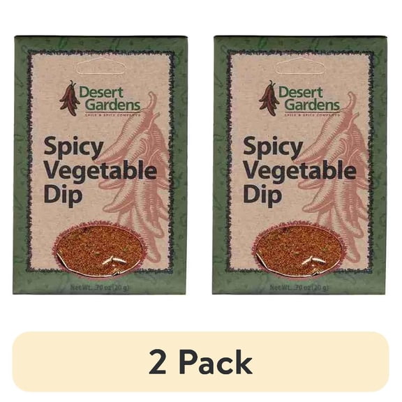 (2 pack) Desert Gardens Spicy Vegetable Dip Mix
