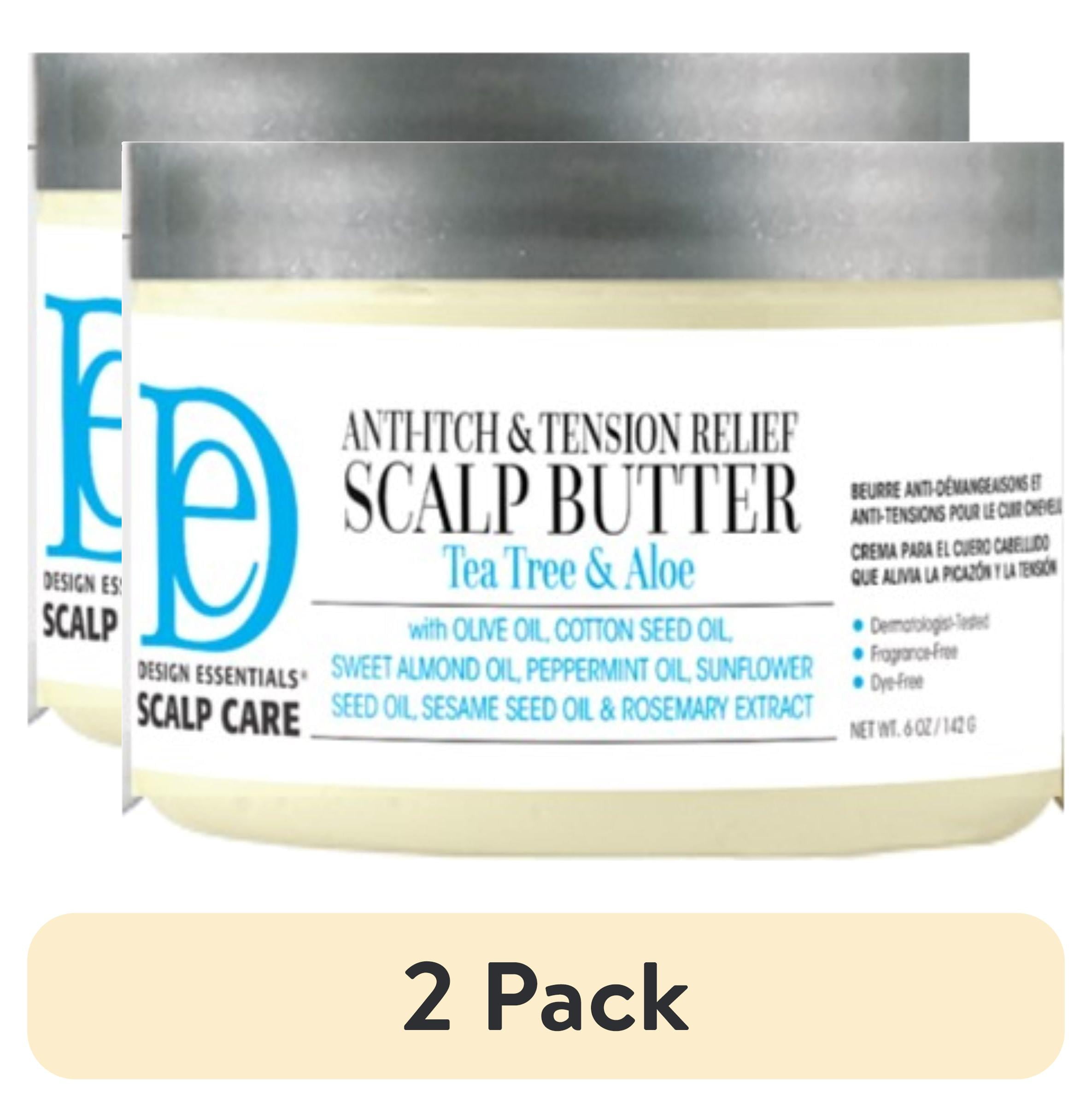 (2 pack) Design Essentials Scalp Butter 6 oz., Dry Hair Type, Moisturizing, Unisex