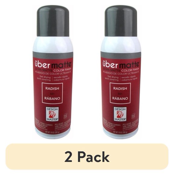 (2 pack) Design Master Ubermatte Ultra Matte 10oz Radish