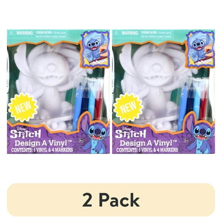(2 pack) Design a Stitch Vinyl, Multicolor, Product Weight 0.67 lbs., for Unisex Child Ages 3+