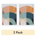 thumbnail image 1 of (2 pack) DesignOvation 5x7 Linear White Decorative Tabletop Picture Frame, 1 of 11