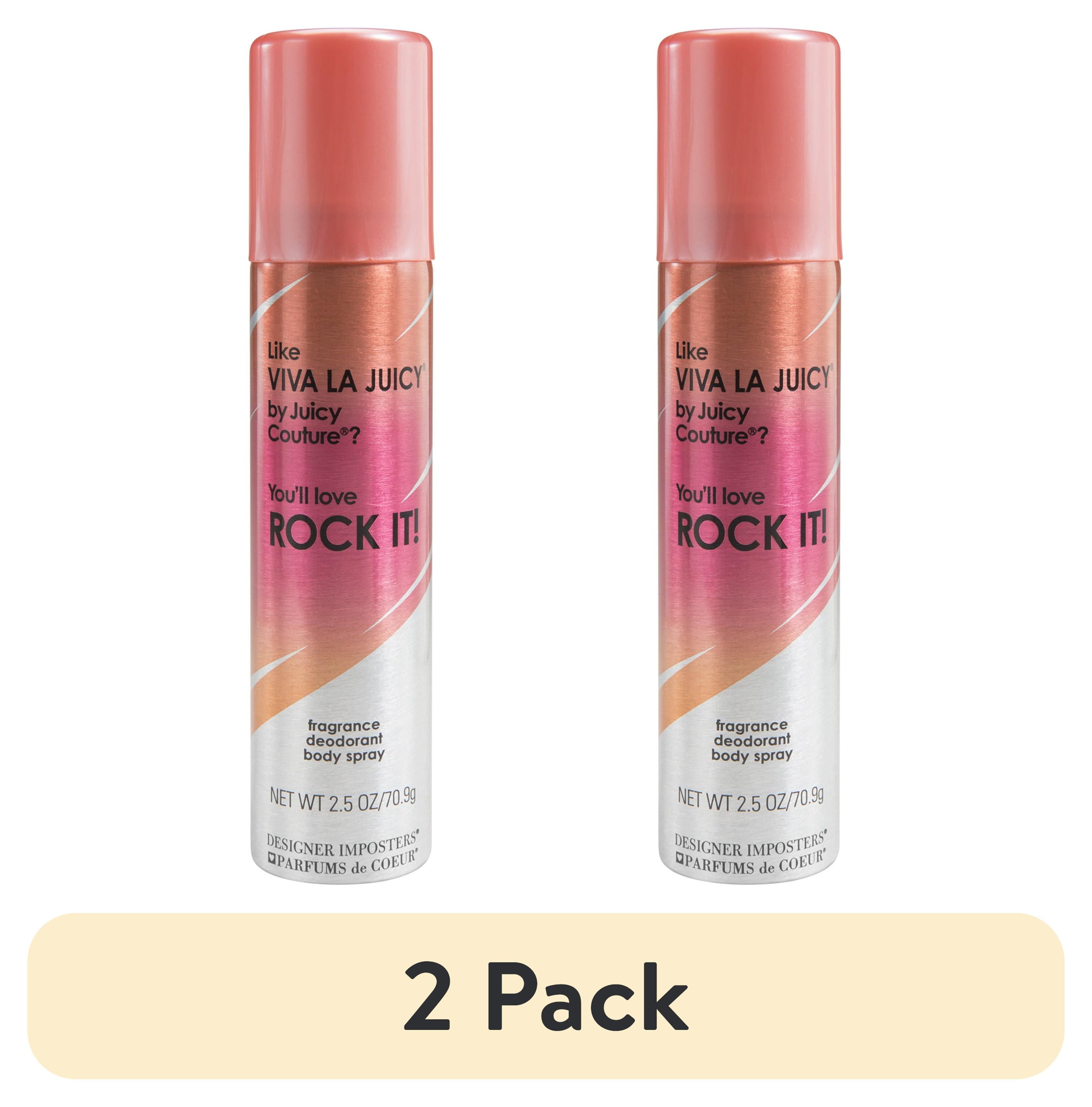 (2 pack) Designer Imposters Rock It! Body Spray, 2.5 oz