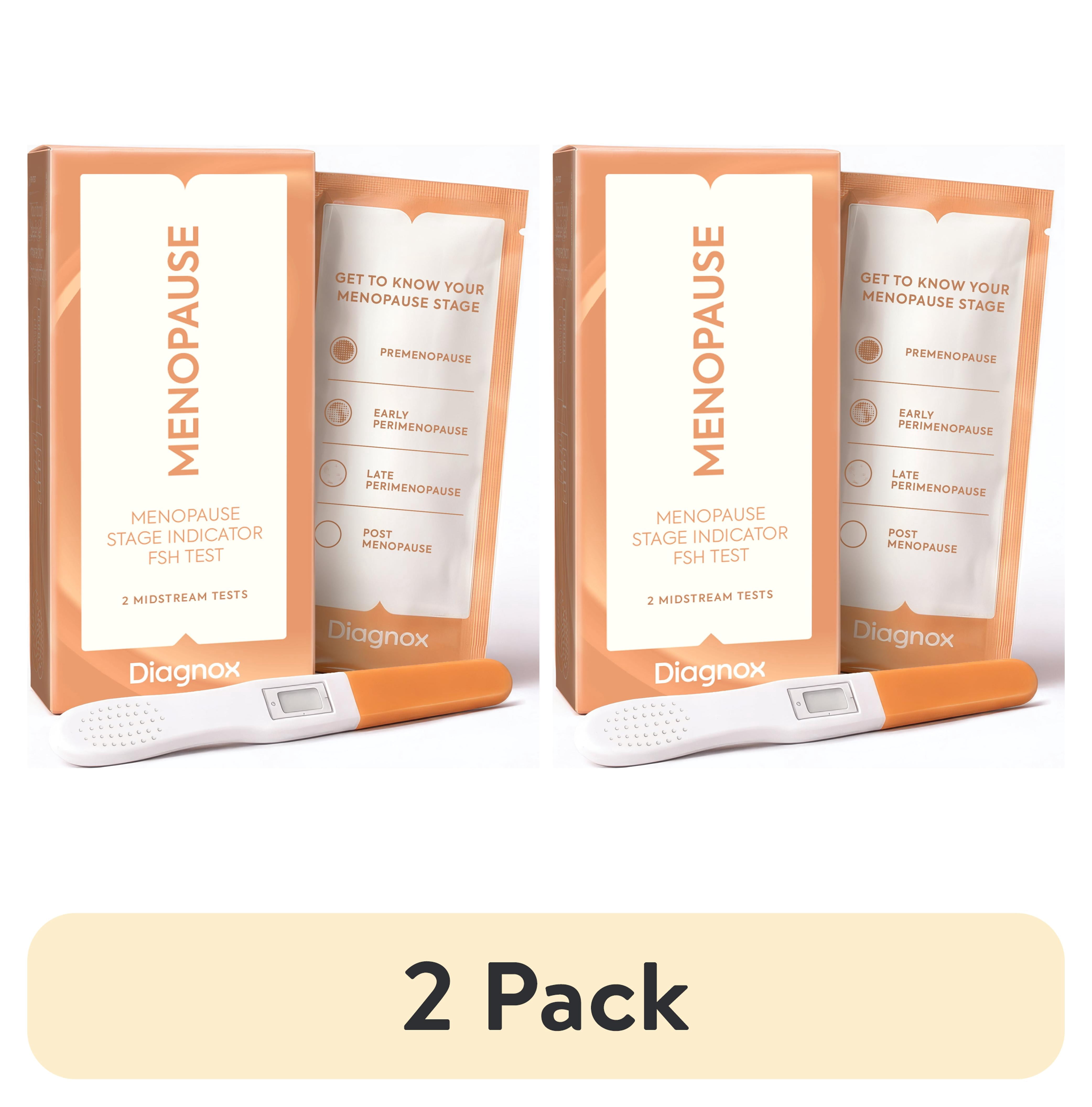 (2 pack) Diagnox Menopause Stage Indicator Test Kit , at Home FSH, 2 Tests