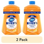 (2 pack) Dial Antibacterial Defense Gold Liquid Hand Soap Refill, 52 fl oz