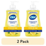 2 pack Dial Antibacterial Defense Lemon & Sage Liquid Hand Soap, 11 fl oz