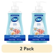 (2 pack) Dial Clean + Gentle Liquid Hand Soap, Ocean Splash Gentle Hand Soap, 7.5 fl oz