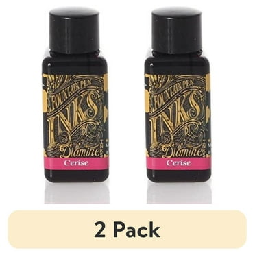 (2 pack) Diamine 30 ml Bottle Fountain Pen Ink, Cerise