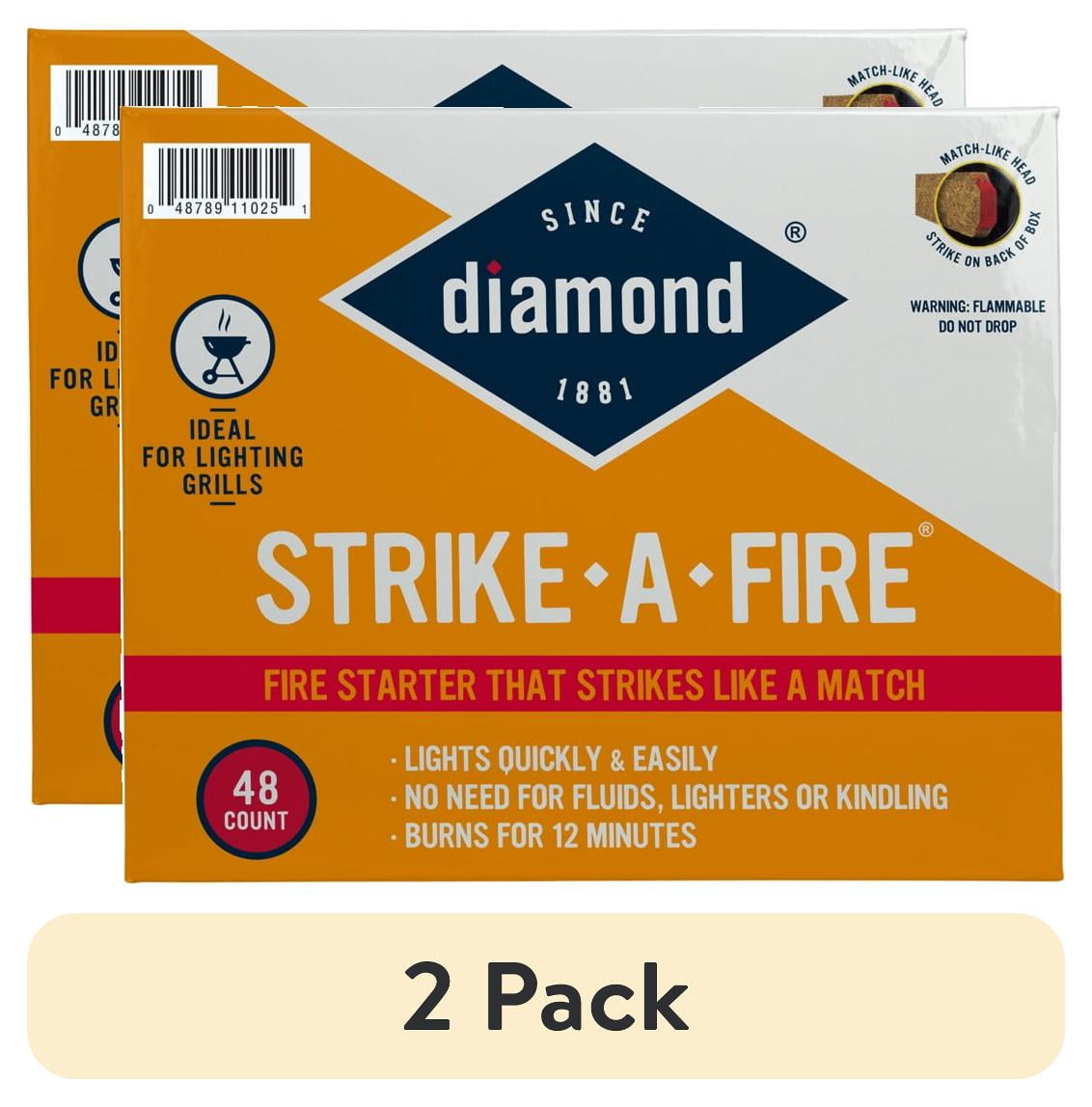 (2 pack) Diamond™ Strike-A-Fire Firestarter, 48 Count