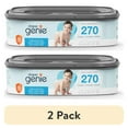 thumbnail image 1 of (2 pack) Diaper Genie Square Refill, Unscented, Holds up to 270 Newborn Diapers, 1 Pack, 1 of 11