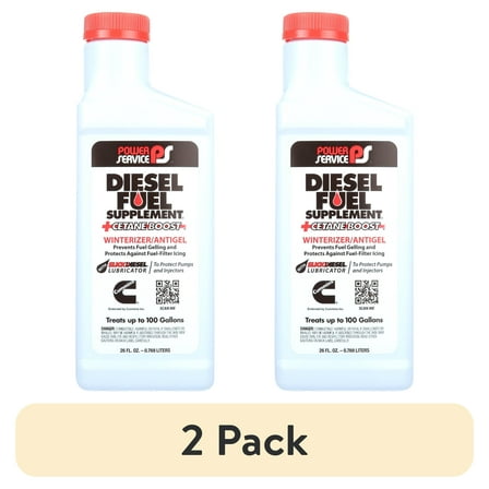 (2 pack) Diesel Fuel Supplement Anti-gel 26oz