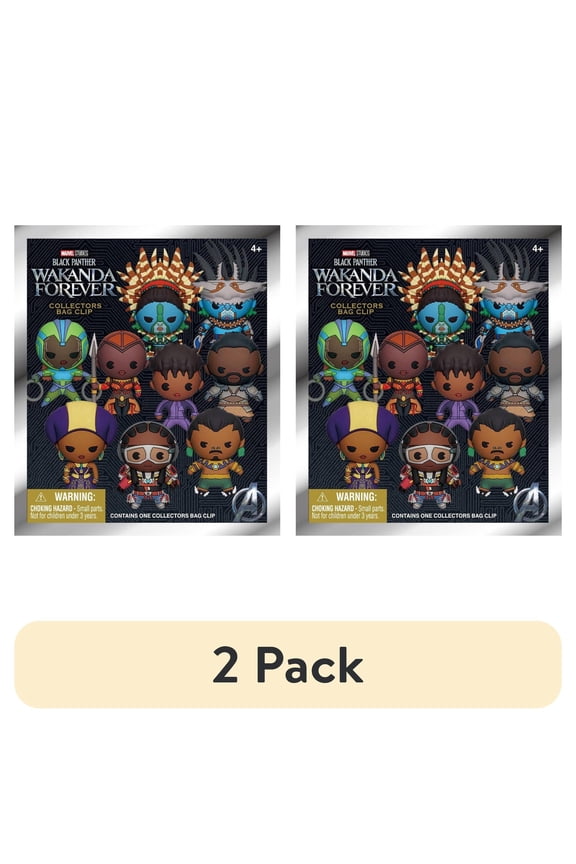 (2 pack) Disney Black Panther Plastic Bag Clips