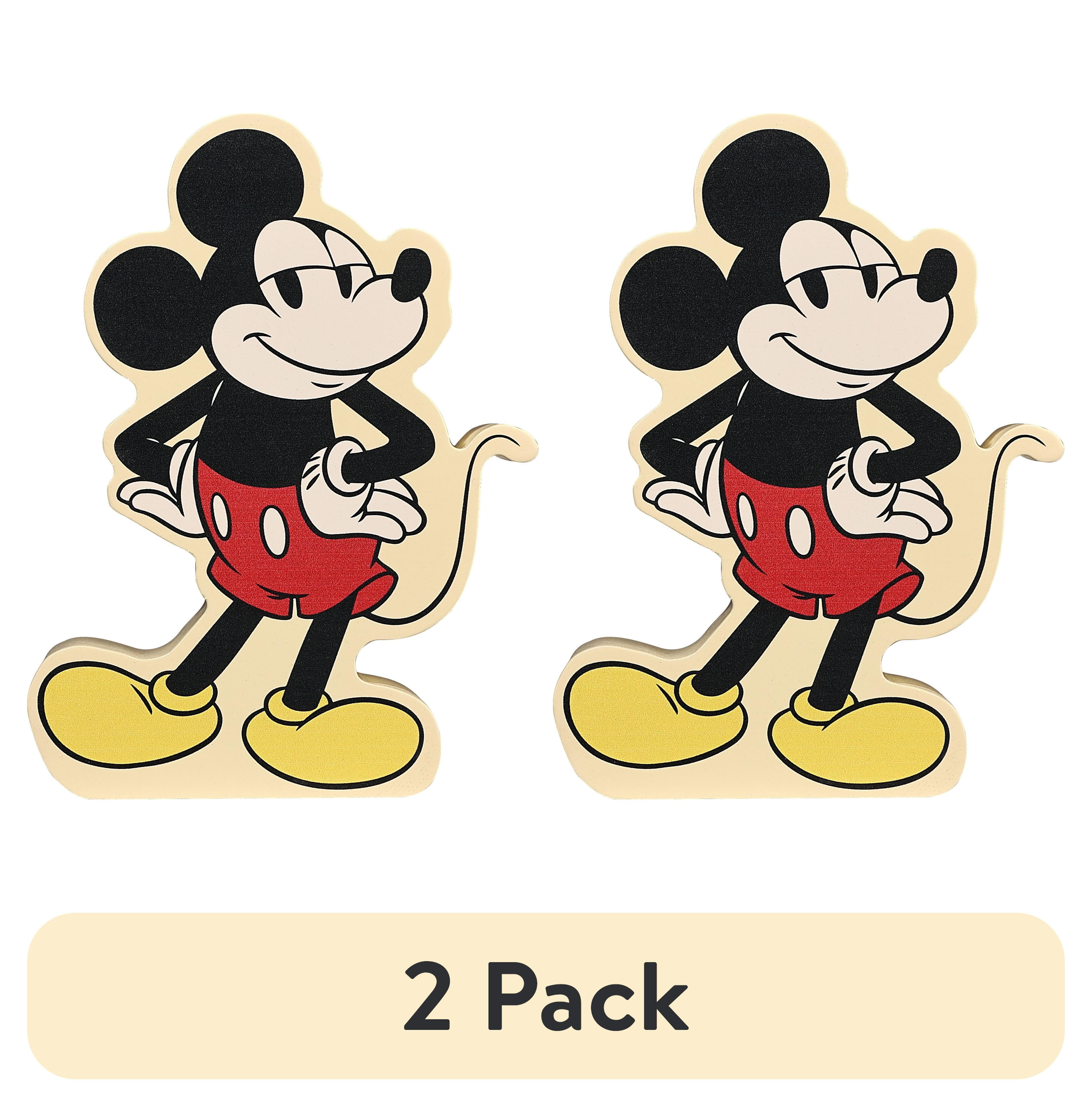 (2 pack) Disney Mickey Mouse Die-Cut MDF Block by POP Creations