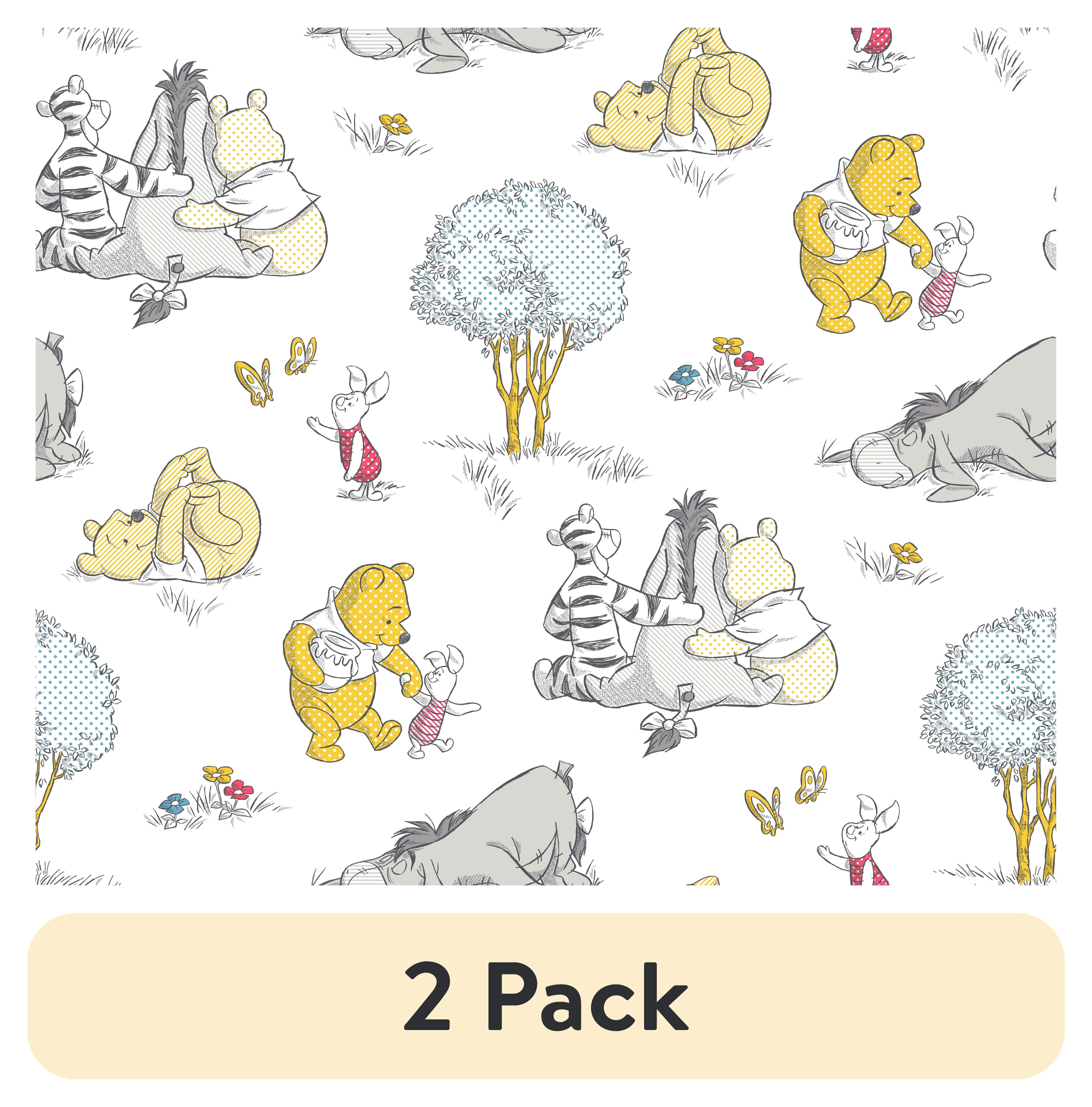 (2 pack) (2 pack) Springs Creative Disney Winnie the Pooh Together-ish 1 Yard Precut Cotton Fabric