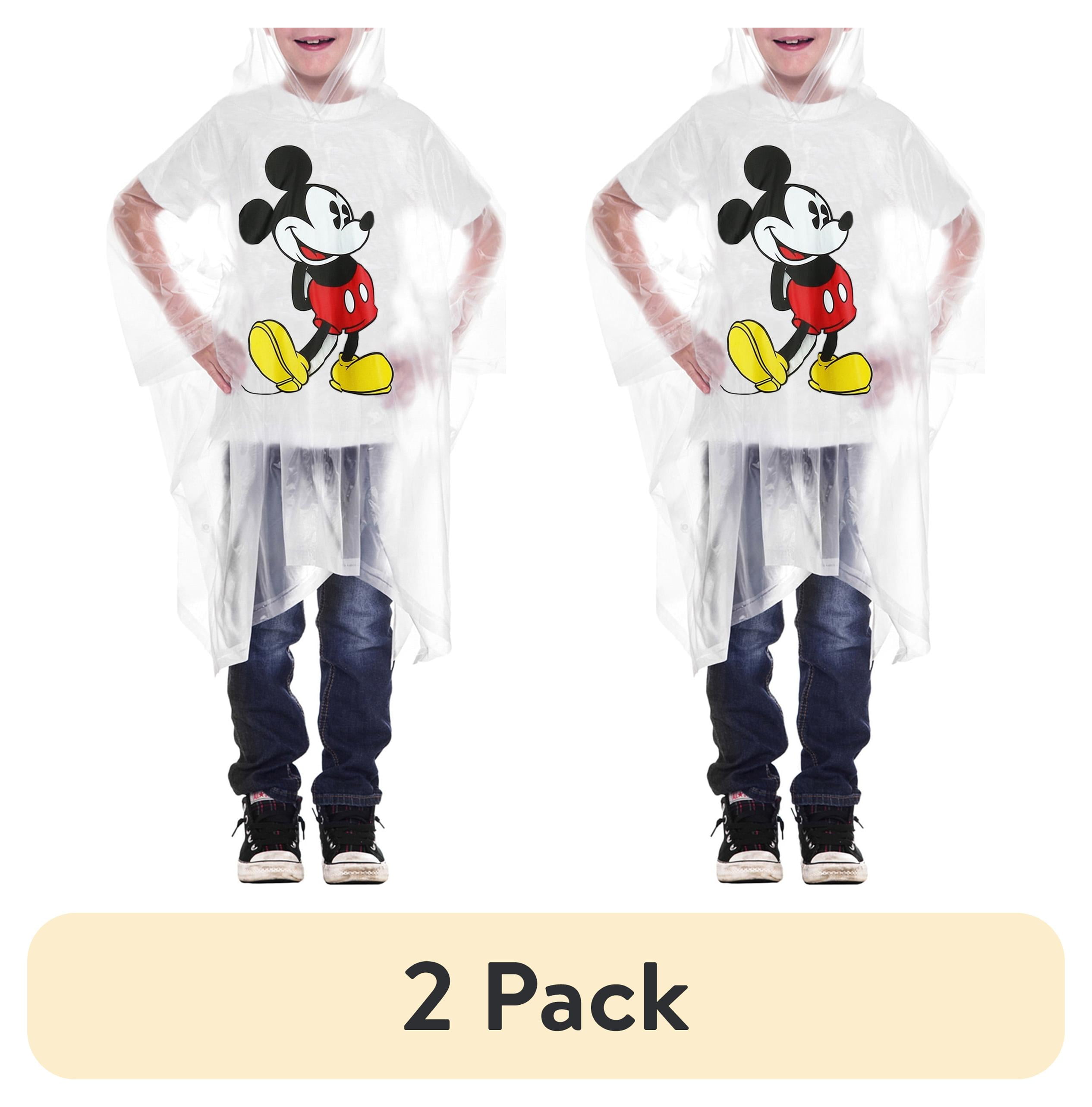 (2 pack) Disney Rain Ponchos White