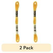 (2 pack) DMC 6-Strand Embroidery Cotton 8.7yd-Light Tangerine