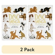 (2 pack) Sunshine & Sage Dog Lovers Yoga Journal with 100 Sheets Narrow Ruled - Decorative Writing Pad