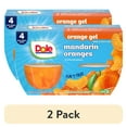 thumbnail image 1 of (2 pack) Dole Fruit Bowls Mandarin Oranges in Orange Gel, 4.3 oz Cups (4 Pack), 1 of 11