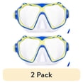 thumbnail image 1 of (2 pack) Dolfino Youth Mask and Snorkel Set for Children, Blue/Yellow, Unisex, 1 of 9