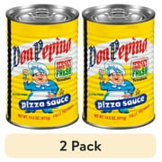 (2 pack) Don Pepino Pizza Sauce, Gluten Free, Shelf-Stable, 14.5 oz Can