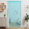 thumbnail image 1 of 2 pack Door String Curtain Doorway Beads Curtains,Hanging Room Divider Beaded Decor Hippie Glitter Fringe Panel Closet Window Doors Sequin Sheer Boho Doors Tassel, 1 of 10