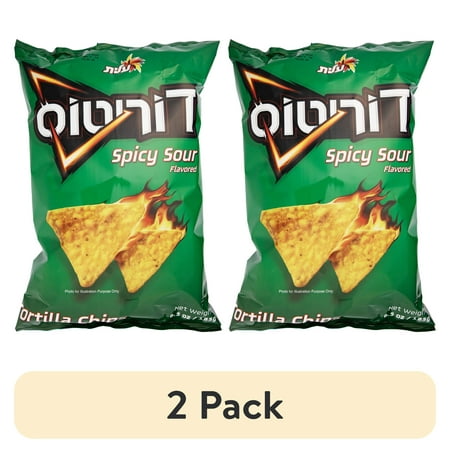 (2 pack) Dorito's Spicy Sour Chips, 6.5 oz