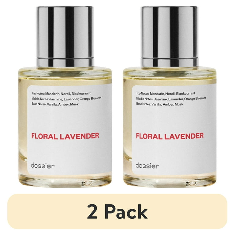 2 pack) Dossier Floral Lavender Eau De Parfum, Inspired by Ysl's