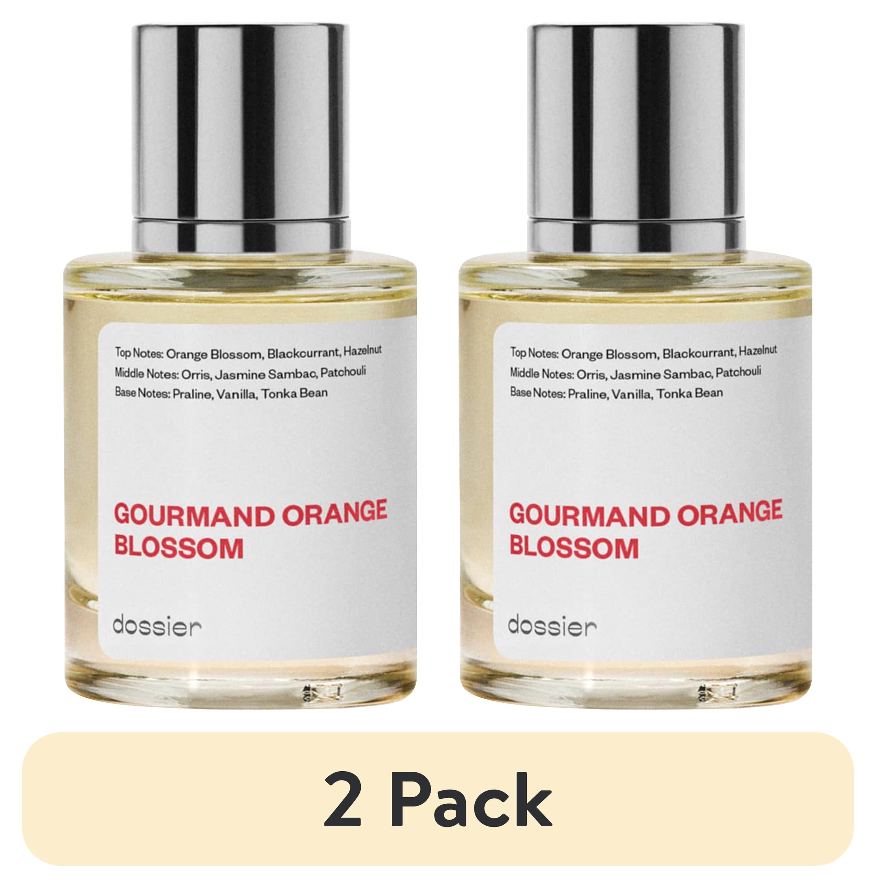 2 pack) Dossier Gourmand Orange Blossom Eau De Parfum, Inspired by