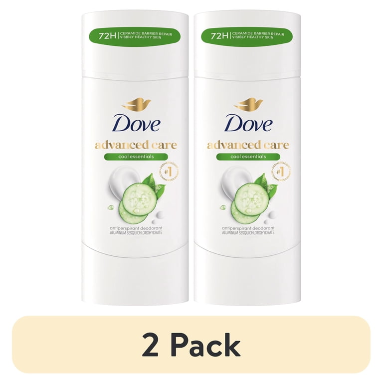 2 pack) Dove Advanced Care Antiperspirant Deodorant Stick for 72