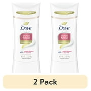 2 pack Dove Even Tone Womens Antiperspirant Deodorant Stick Peach Blossom & Rice Milk for All Skin, 2.6 oz