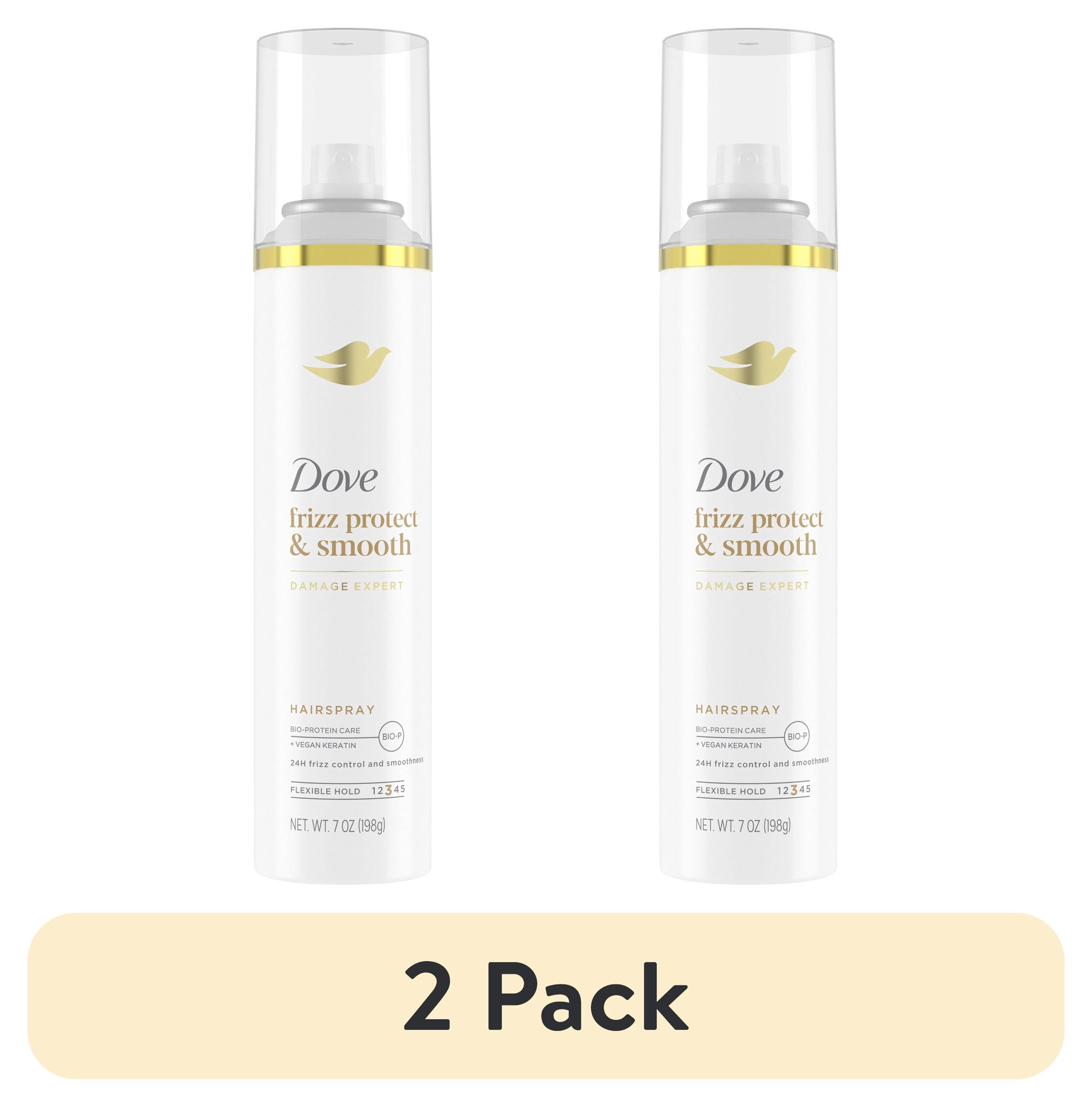 (2 pack) Dove Extra Hold Styling Hairspray Smooth & Protect Against Frizz & Humidity Protect & Smooth All-day Flexible Hold for 24H Frizz Control, 7 oz