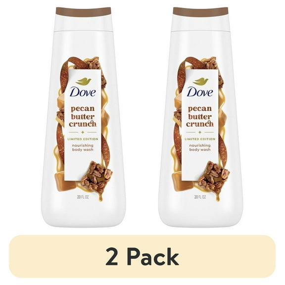 (2 pack) Dove Limited Edition Holiday Treats Body Wash Pecan Buttercrunch, 20 fl oz 1 Count