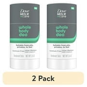 (2 pack) Dove Men +Care Whole Body Deo Stick, Bamboo & Aloe 2.6 oz