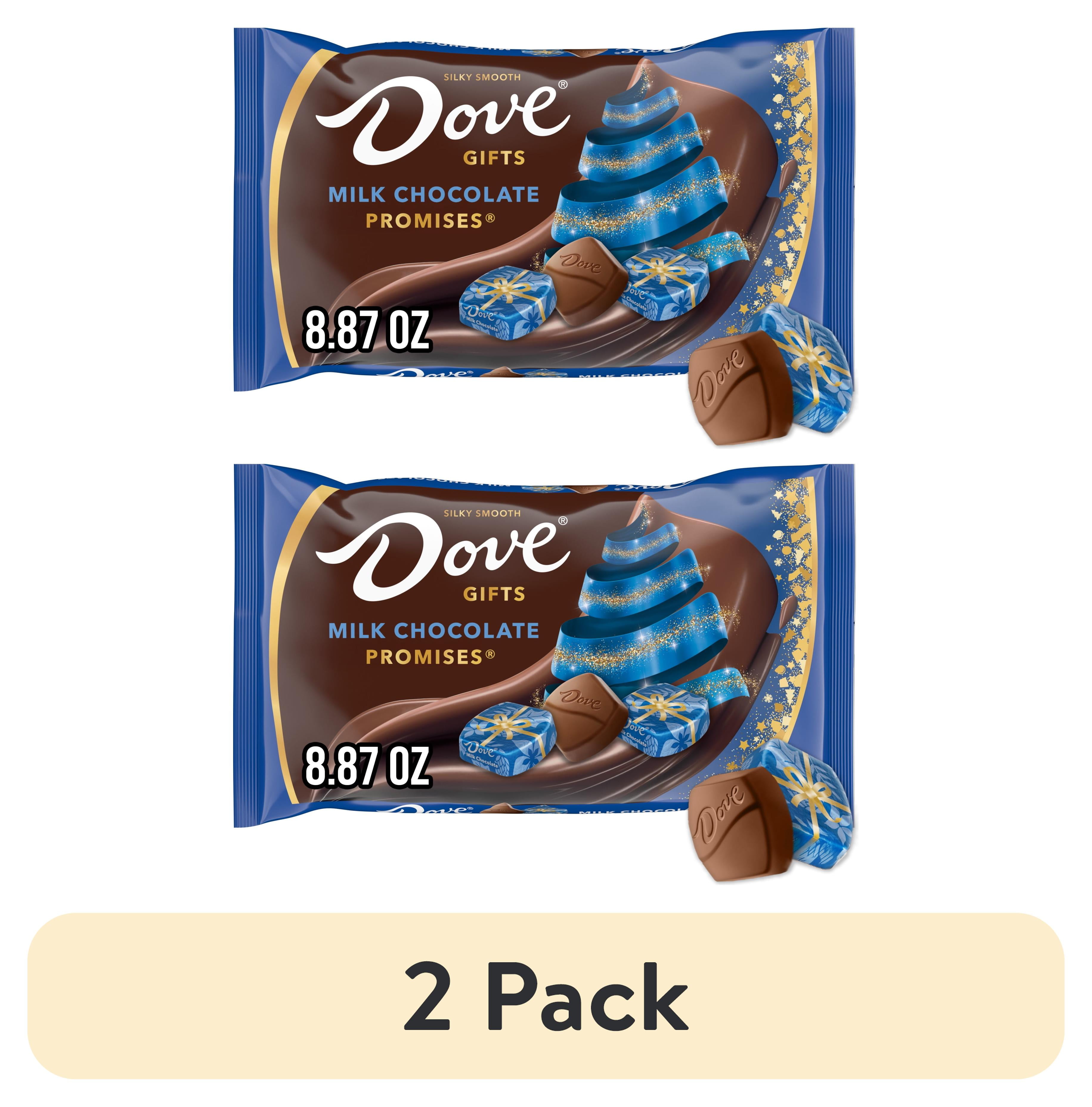 (2 pack) Dove Promises Milk Chocolate Christmas Candy Gifts - 8.87 oz Bag