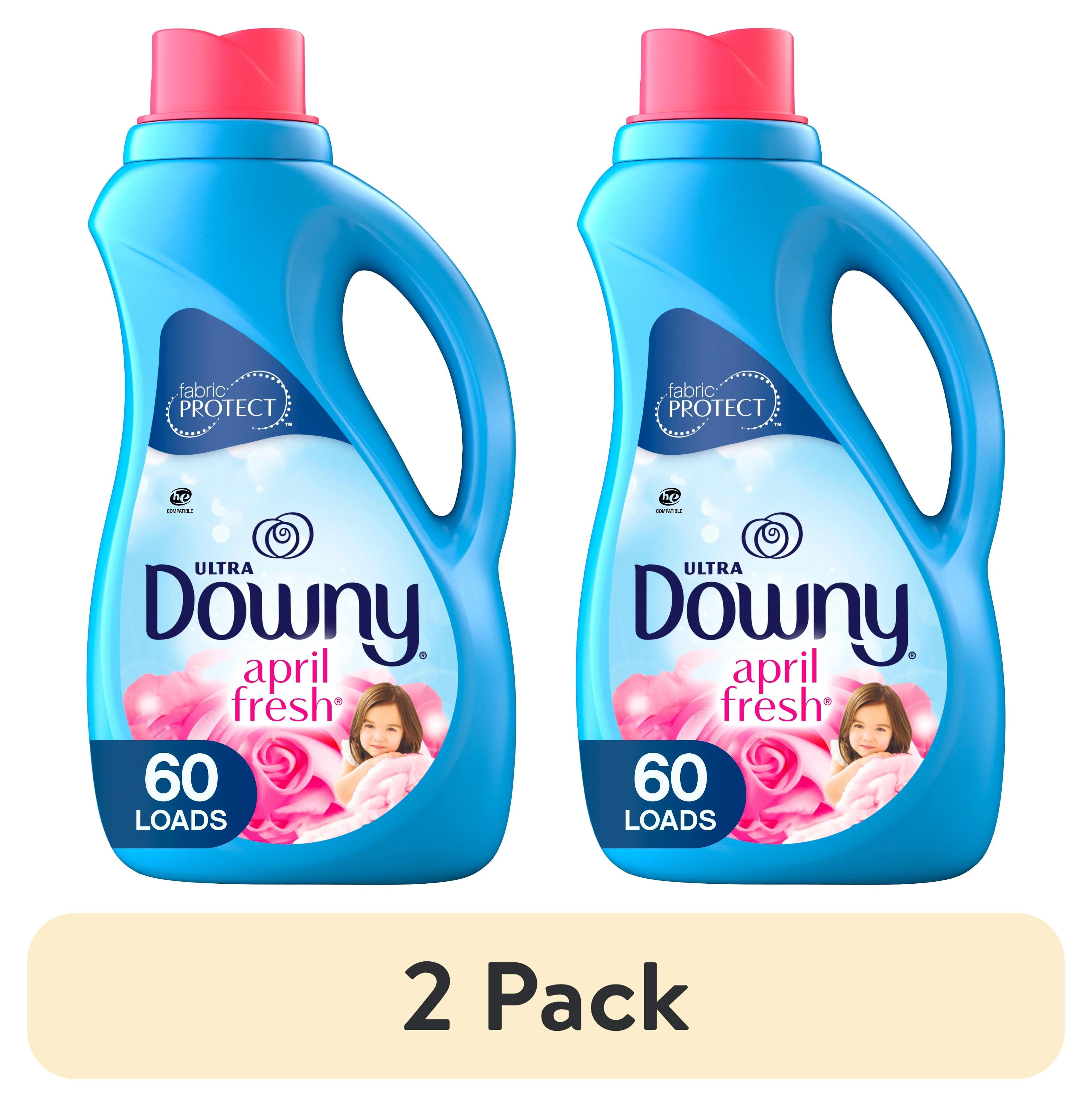 (2 pack) Downy April Fresh Liquid Fabric Conditioner (Fabric Softener), 51 fl oz 60 Loads