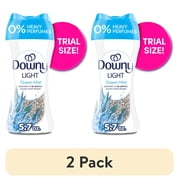2 pack Downy Laundry Scent Beads, Light In-Wash Scent Booster, No Heavy Perfumes, Ocean Mist Scent, 5.7 oz