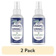 2 pack Downy Wrinkle Releaser and Refresher Fabric Spray, Crisp Linen Scent, Travel Size, 3 fl oz