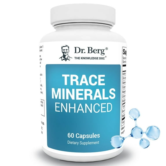 (2 pack) Dr. Berg Trace Minerals Enhanced Complex, 60 Capsules