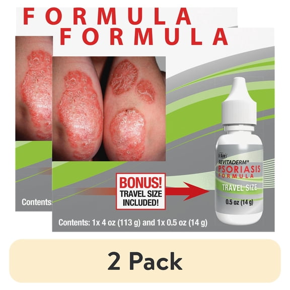 (2 pack) Dr. Blaine's Revitaderm Psoriasis Formula, 4 oz